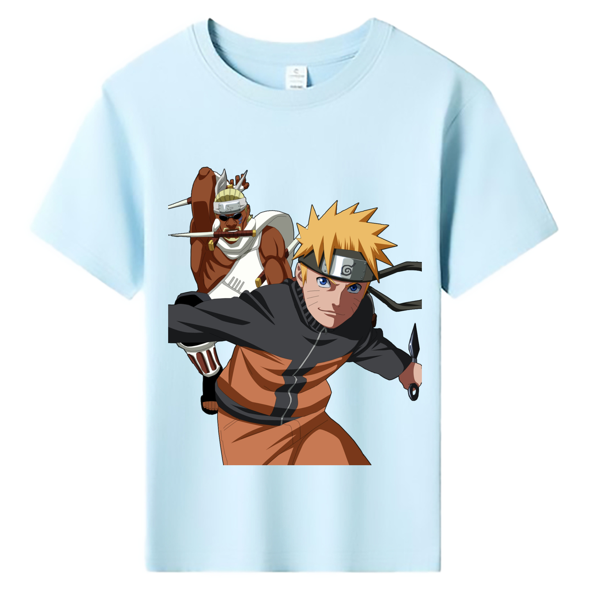 （画像用） NARUTO -ナルト- うずまき ナルト Uzumaki Naruto 綿100％キッズTシャツ（フロントプリント）